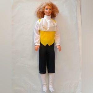 Vintage beauty and beast doll prince doll beast doll mattel doll barbie